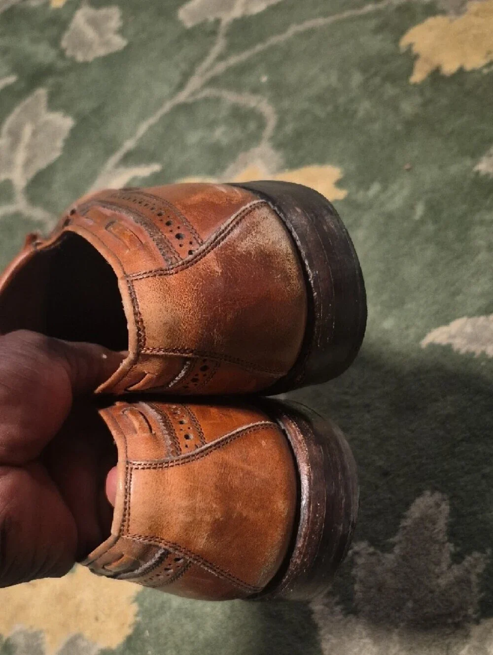 Allen Edmonds Tan Leather Tassel Wingtip Loafers